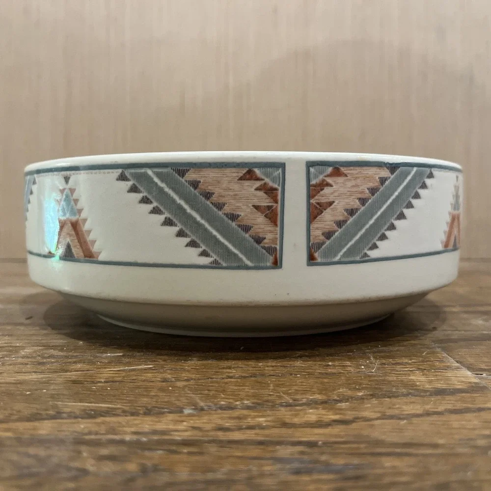 Vintage Mikasa Intaglio Santa Fe CAC24 Vegetable Bowl Serving Dish Southwestern